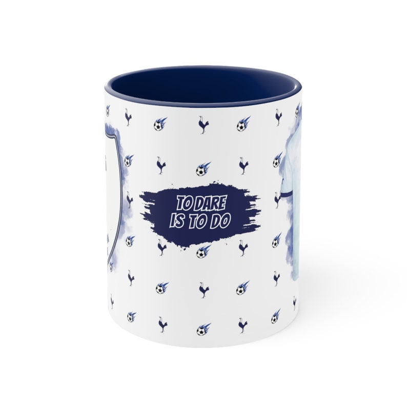 Tottenham Spurs with Custom Name and Number Accent Coffee Mug 11OZ zdjęcie 8