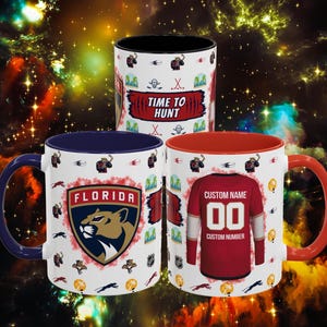 Unique 11oz Mug with Personalized Jersey Name and Number Accents