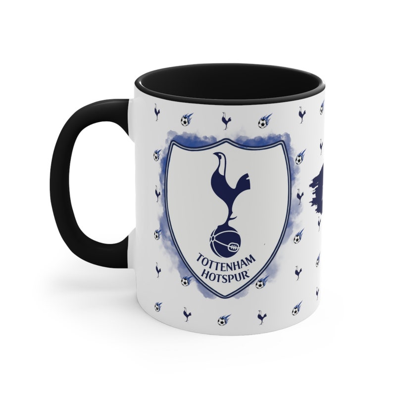 Tottenham Spurs with Custom Name and Number Accent Coffee Mug 11OZ zdjęcie 5