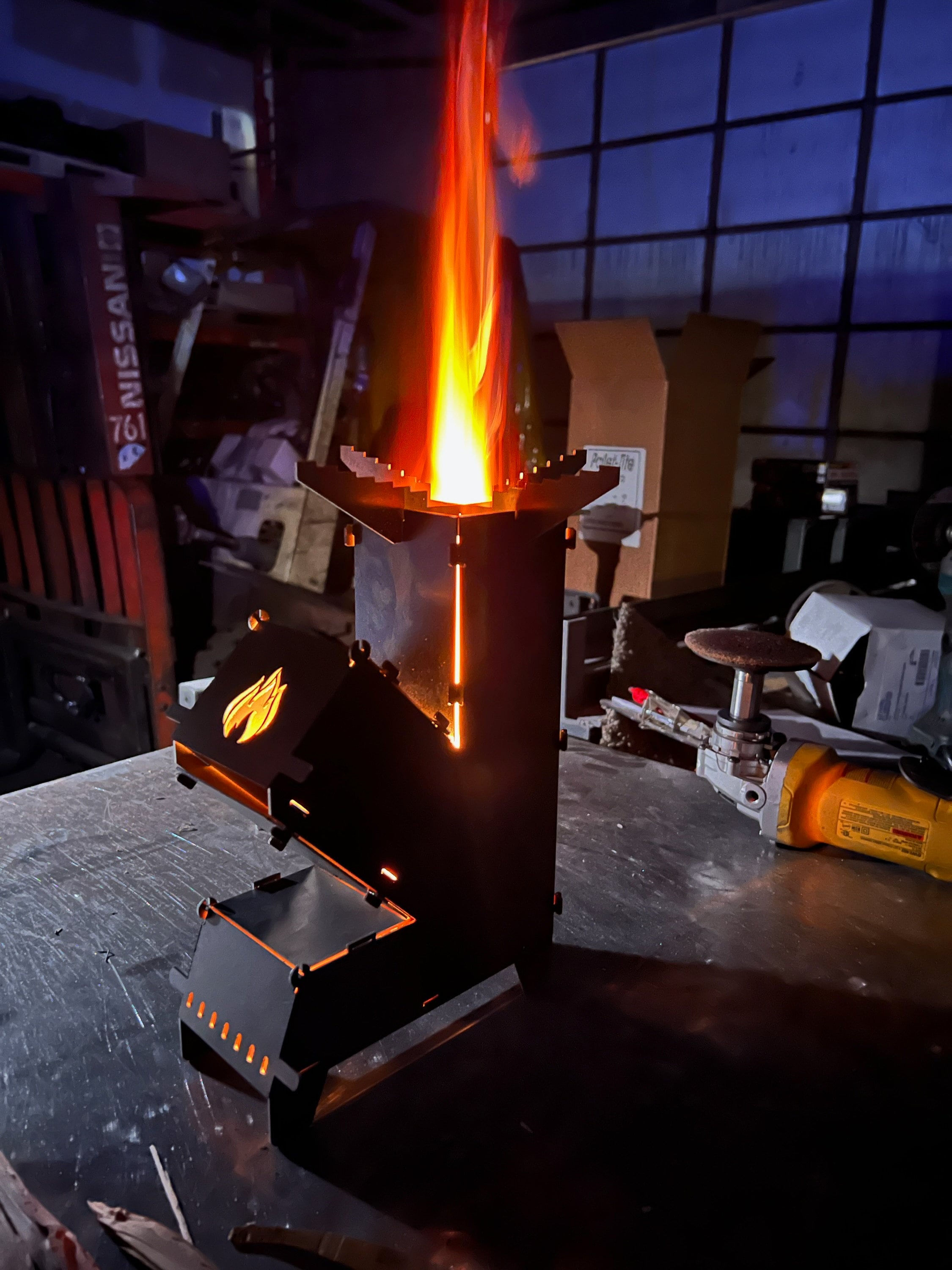 Rocket Stove Hot Water