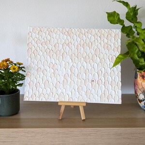 Hérisson caché - Peinture acrylique originale sur toile enduite