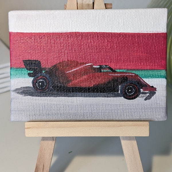 F1 car - Hand-Painted Art for Unique Gifts and Decor