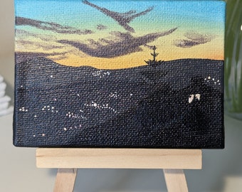 Spanish Sunset - Hand-Painted Art for Unique Gifts and Decor