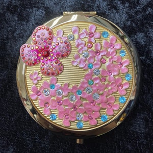 Gold Compact Mirror | Classic Gold Filigree | Ornate Design