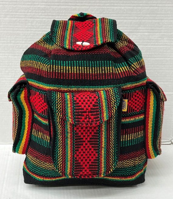 Mexican Artisanal 3 Pocket Backpack - Etsy display picture 2