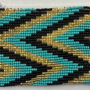 Guatemala handgefertigte Perlen Geldbörse. Münze Beutel. Geburtstagsgeschenk für sie.