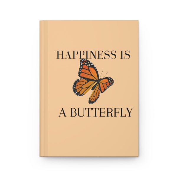 Lana Del Rey "Happiness is a Butterfly" Norman F*cking Rockwell Hardcover Matte Journal | Notebook, Diary Positivity Gratitude Manifestation