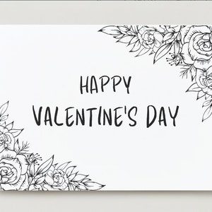 Classy Rose Valentine&#39;s Day Card