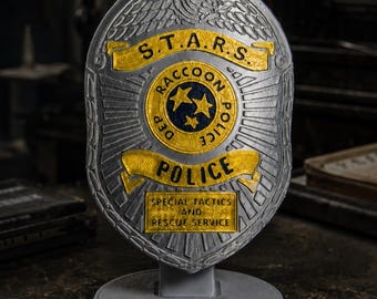 Resident Evil 2 Remake S.T.A.R.S. Badge: Working USB Replica with Interactive R.P.D. Terminal
