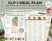 Natural GLP-1 Meal Plan Printable Diet Guide Boost GLP-1 Hormone Naturally PDF