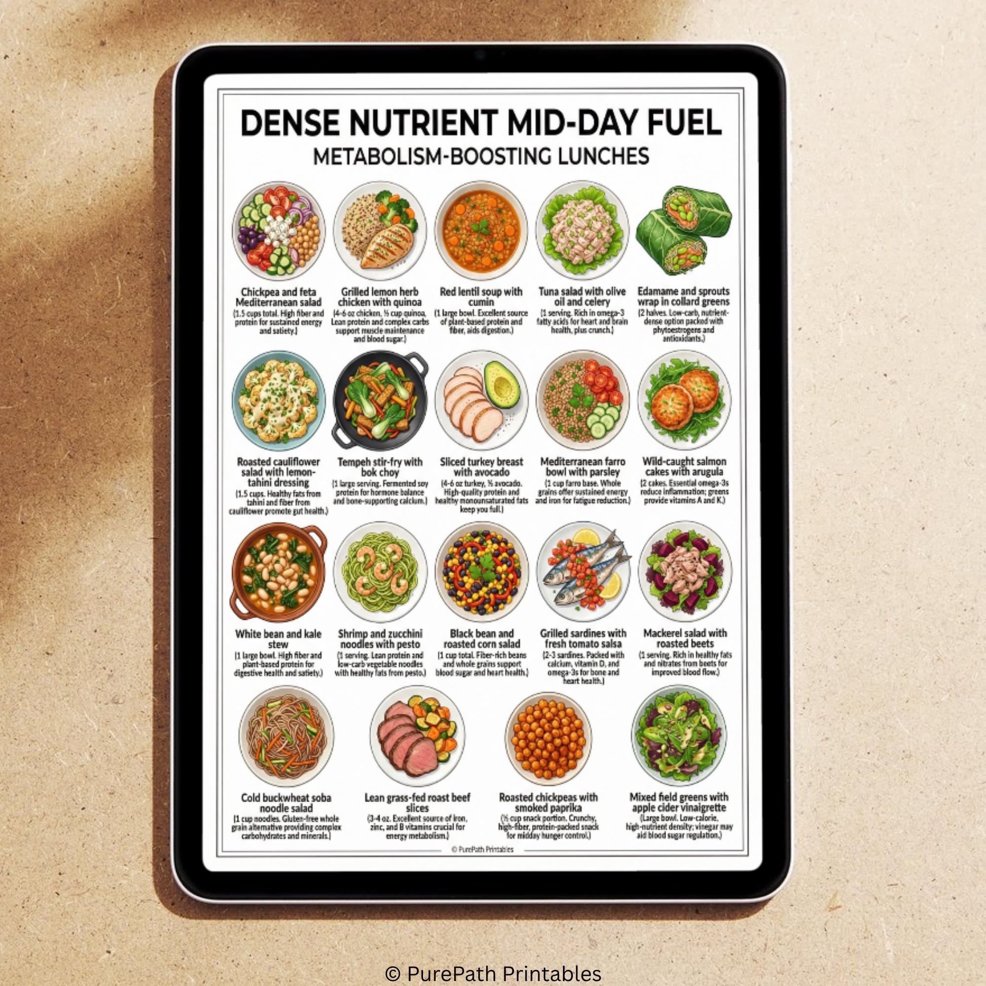 Menopause Diet Food Plan: Printable Weekly Meal Planner PDF | Hormone ...