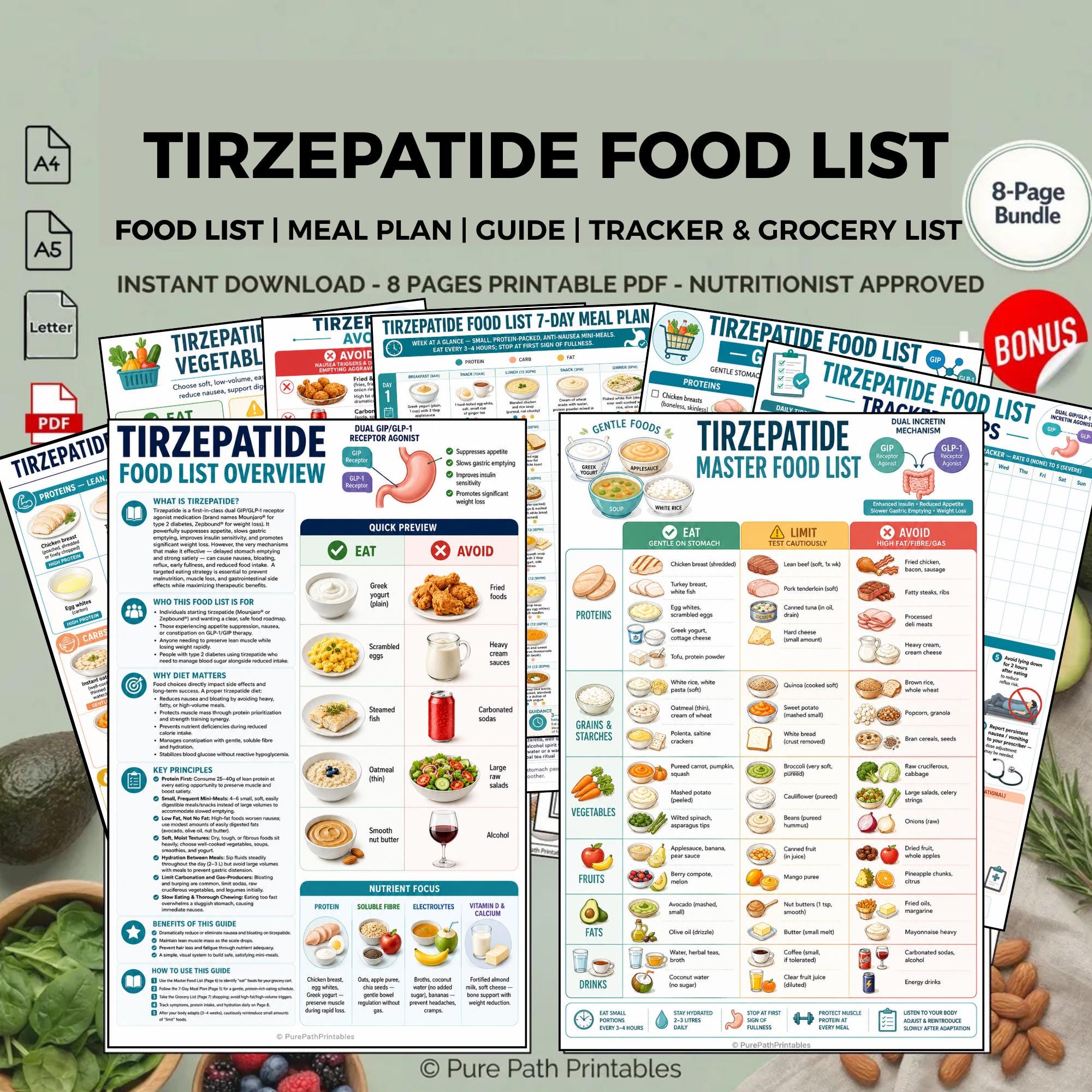 what vitamins should i take with tirzepatide Tirzepatide Diet Guide in Los Angeles: Best Foods to Eat & Avoid