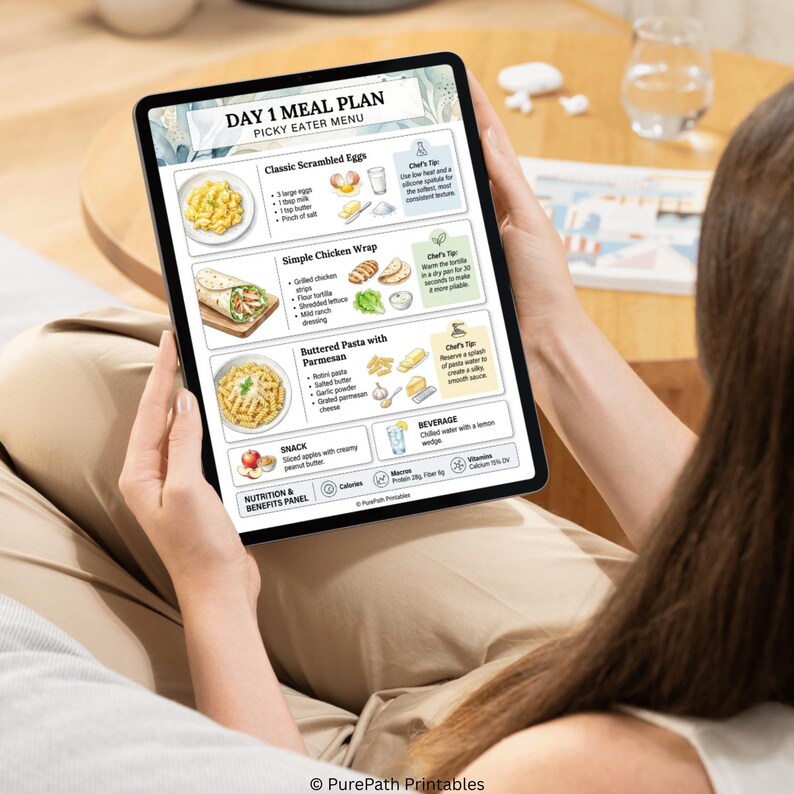 7 Day Picky Eater Meal Plan | Weekly Menu Grocery List | Selective ...