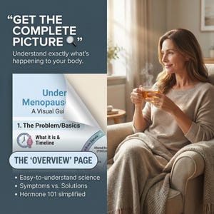 Menopause & Perimenopause Food List Printable Nutrition Chart Hormone Balance Diet Guide Phytoestrogen Infographic PDF Visual Poster