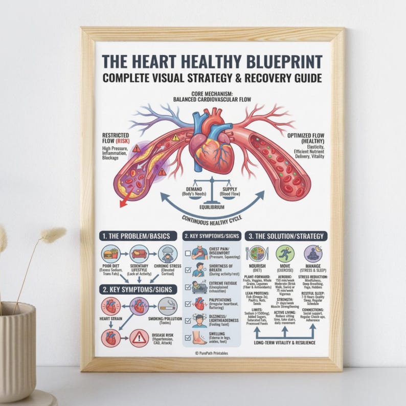 Heart Healthy Food List: Printable Grocery Shopping Guide ...