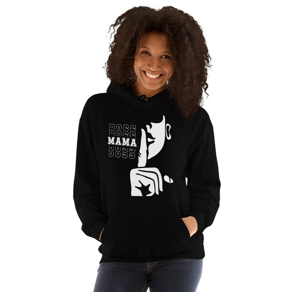 Unisex-Kapuzenpullover Mama Boss Sweatshirt l Mom l Mami l Geschenk Sweater  Pullover mom Gift Hoody