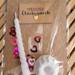 Geburtstagsgeschenk | Mitbringsel | Kleinigkeit to go | Guglhupf | Mini-Kerze | Freundschaft