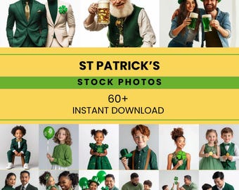 St. Patrick’s Day Stock Photos | 60+ High-Quality Green Aesthetic Images | Irish Celebration, Festive Lifestyle, Family & Fashion | Instant