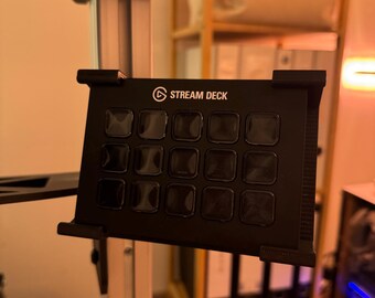 Soporte giratorio para Elgato Stream Deck MK2 Simracing Soporte giratorio para Elgato Stream Deck MK2 Perfil de aluminio Simrig Soporte giratorio Stream Deck