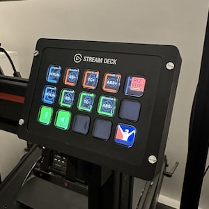 Elgato Stream Deck MK1 Simracing Halterung für Stream Deck Simrig Aluprofil Bild 1