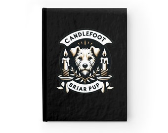 Candlefoot Briar Pup Journal - Ruled Line | Hardcover Notebook | Writing Gifts | Journaling | Diary