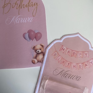 Carte argent anniversaire personnalisée