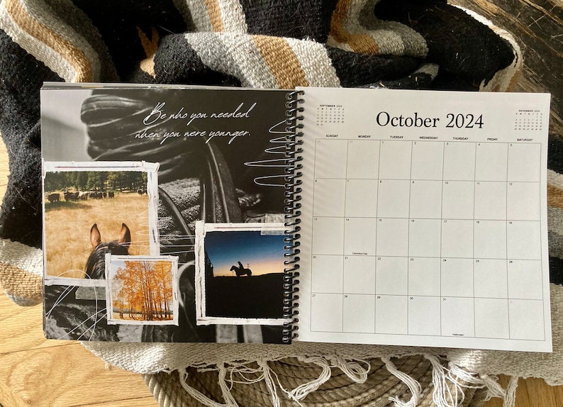 2024 Calendar, 8x8 Travel Calendar, 2024 Western Travel Calendar, 2024