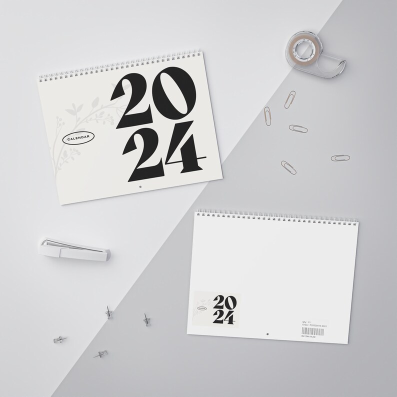 2024 Motivational Quote Calendar Printable Monthly Planner 2024