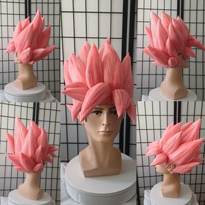 Rose Goku Saiyan DB wigs commission Cosplay