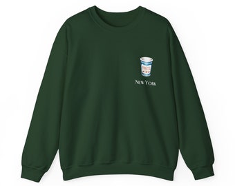 Sweat-shirt à col rond New York Classic Coffee cup ™