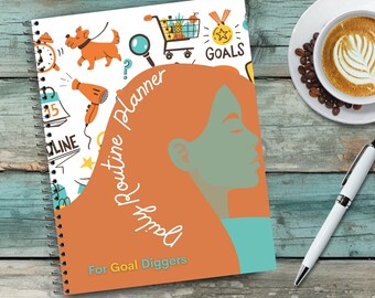 Smart Goal Planner, Girl Goal Planner, Morning Routine Planner, Routine Planner PDF, Checklist Routine, Monthly Goal Planner, Routine Chart