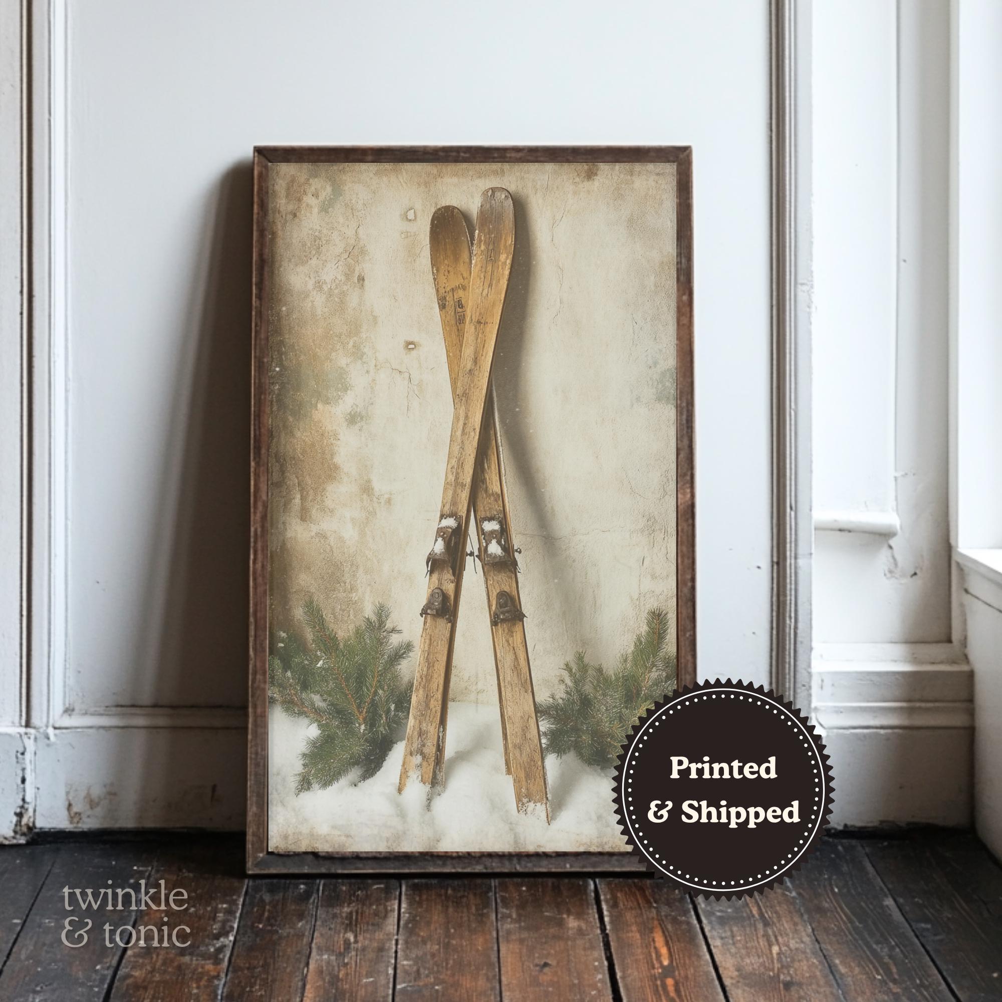 Antique wooden skis - Etsy 日本