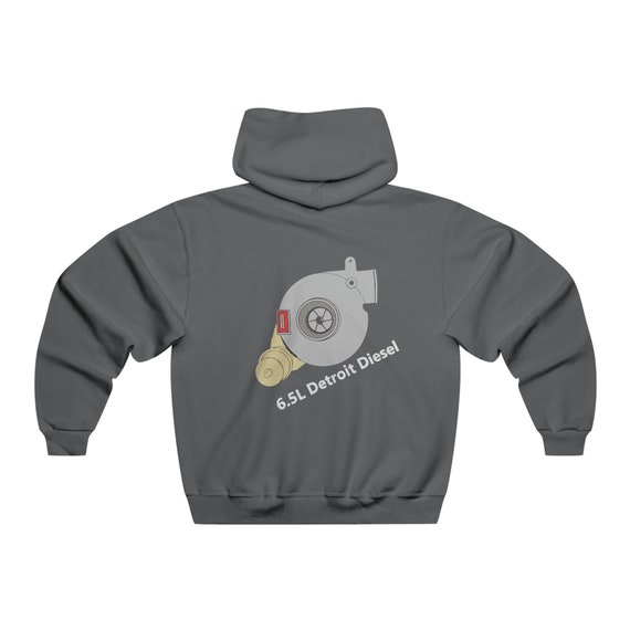 6.5L Detroit Diesel Men s NUBLEND Hooded Sweatshirt Etsy