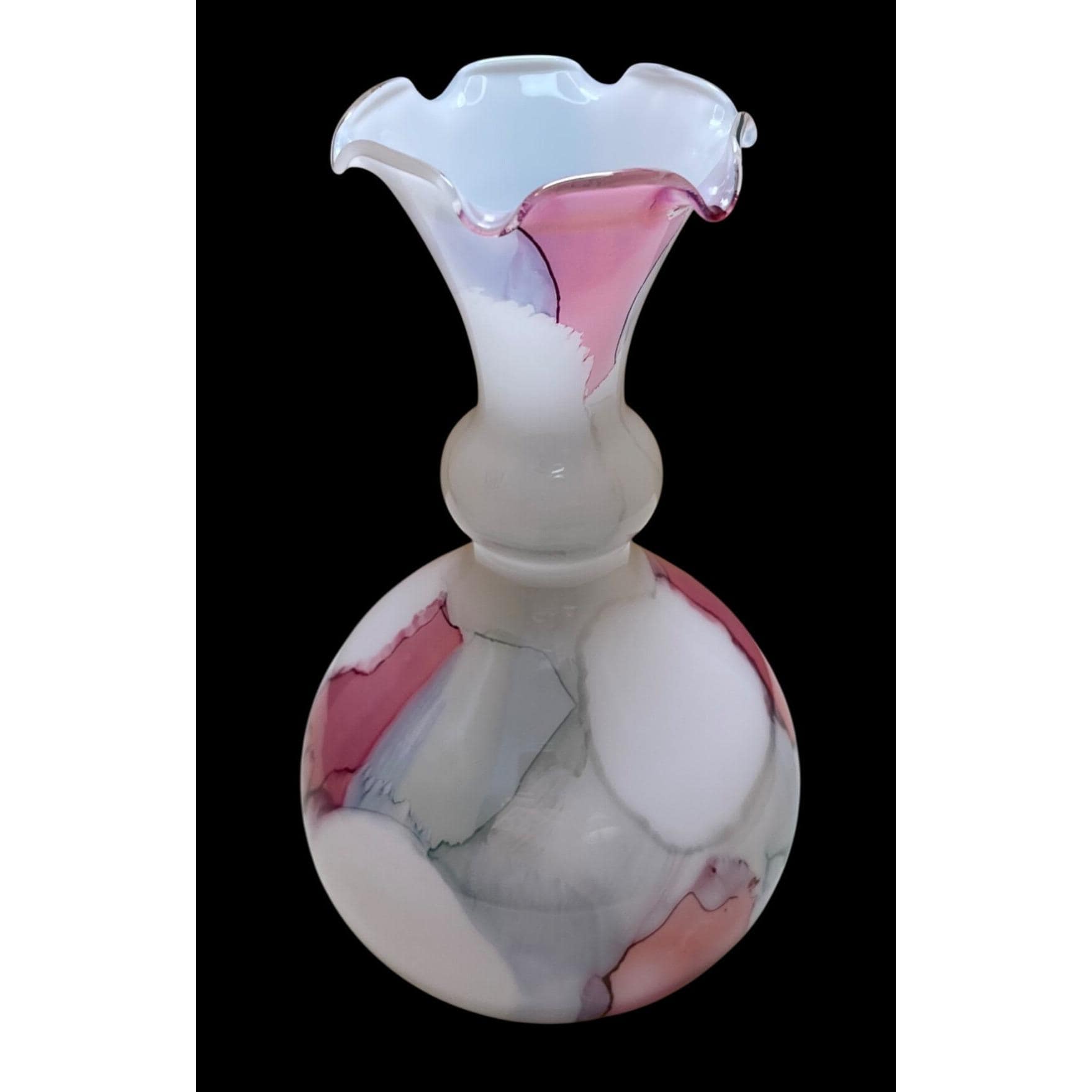 Pink Murano Vase - Etsy