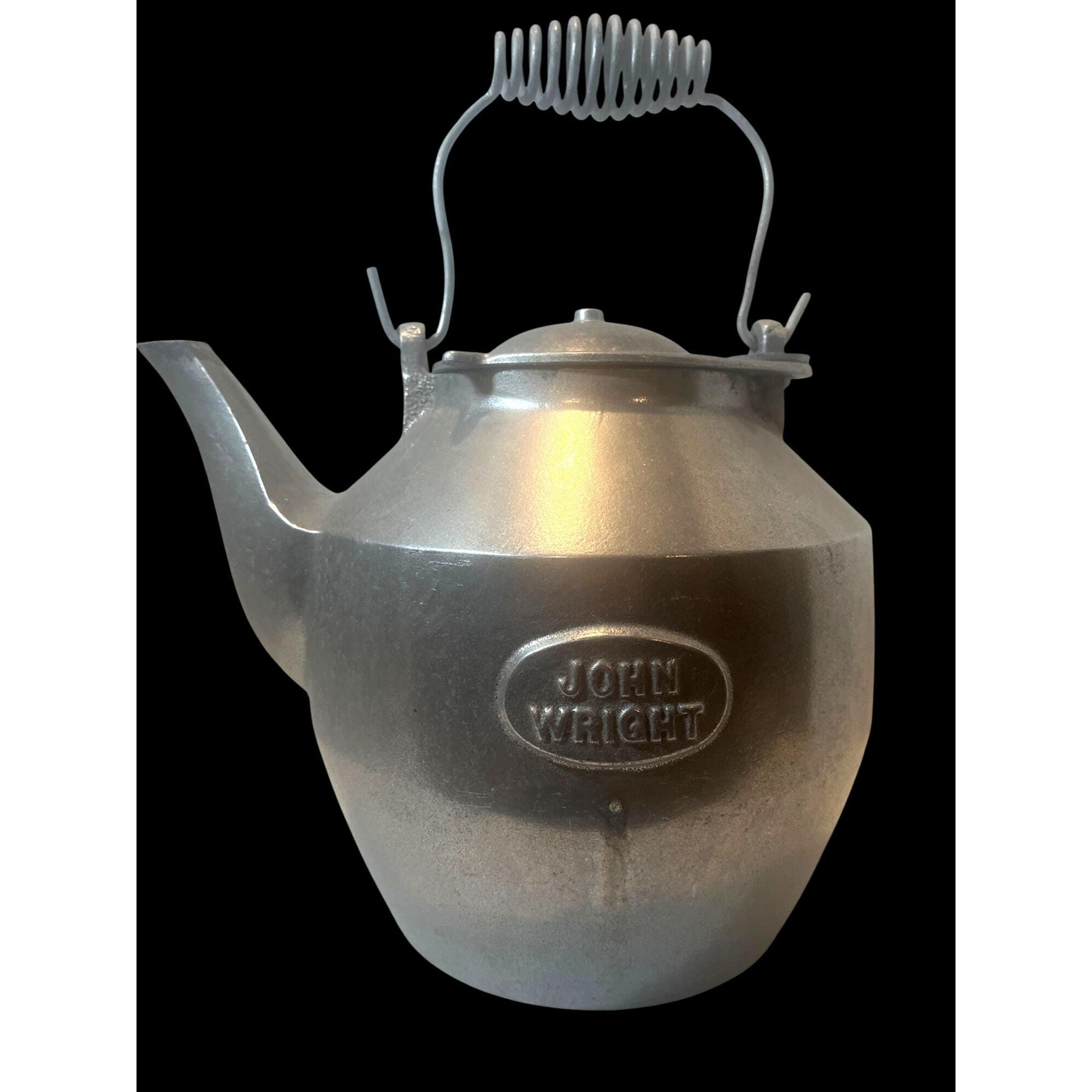 John Wright Cast Iron Kettle - Etsy