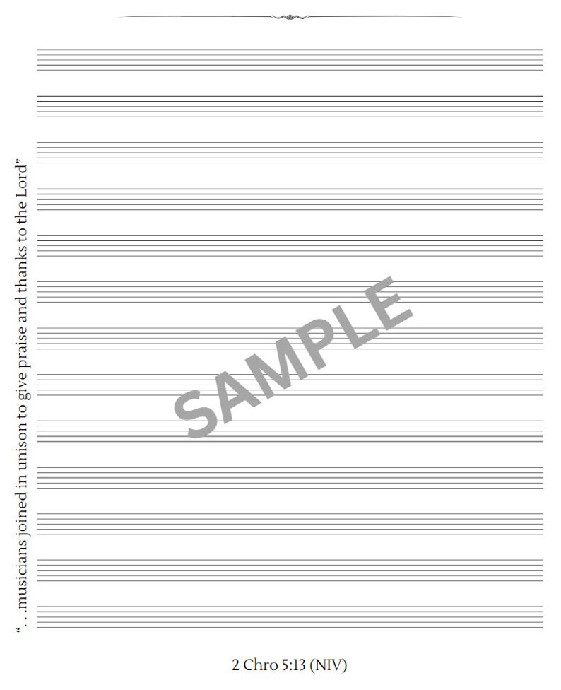 Songwriting Paper.pdf Printable Christian Staff Paper PDF | Music Manuscript Paper With Bible ...