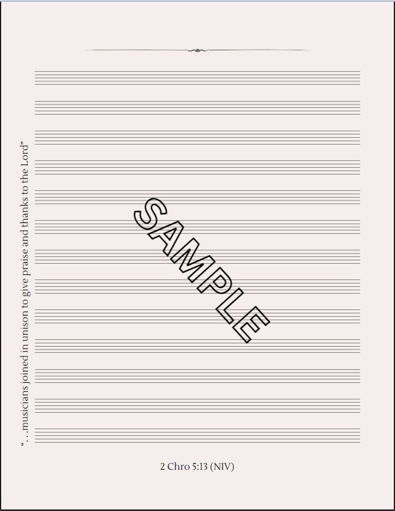 Songwriting Paper.pdf Printable Christian Staff Paper PDF | Music Manuscript Paper With Bible ...