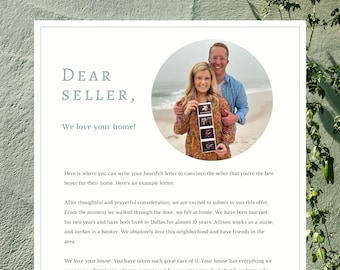Letter to Seller