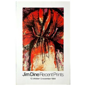 Jim Dine 1984 Robe Lithograph Poster