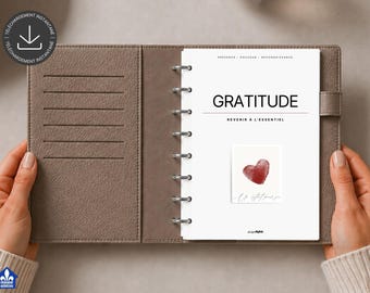 Gratitude Journal | Wellness and Self-Reflection Journal | Printable and Digital Journal | Personal Development