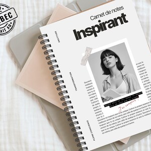 Carnet de notes à spirales | Bullet journal | Journal intime | Cahier d'écriture | Cahier spiral A5 | Cahier scolaire | Notebook Journal