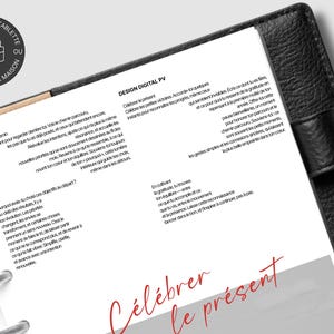 Séparateurs numériques à imprimer ou pour tablette | Dashboard & Dividers for planner and journal | Célébrer le présent | Introspection