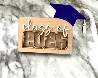 Personalized Graduation Gift | Gift Card/Money Holder | Graduation Keepsake | Class of 2026 | College Graduate | High School Graduation Gift