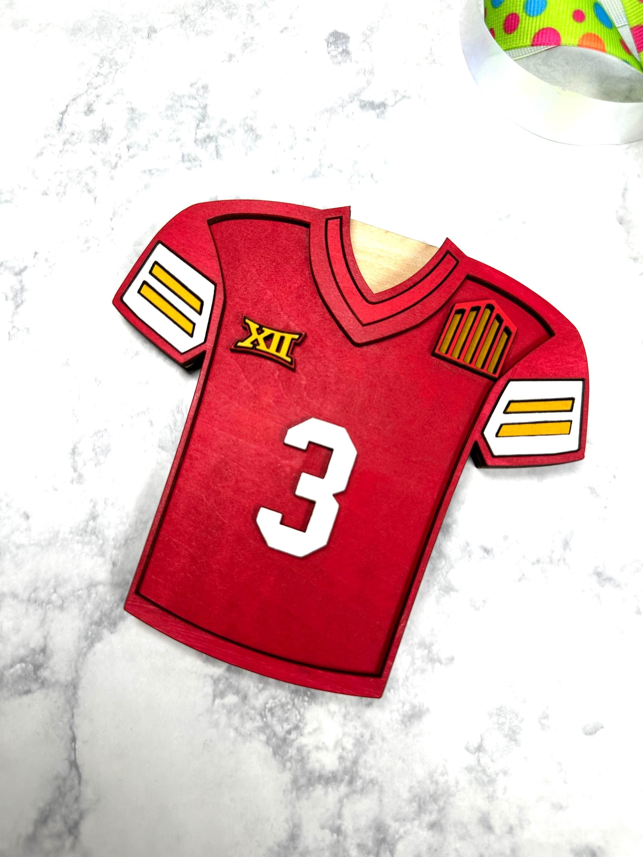 Football Jersey Handmade Gift Card Holder Ornament Gift For Friend Refrigerator Magnet Birthday Gift Money Holder Football Fan
