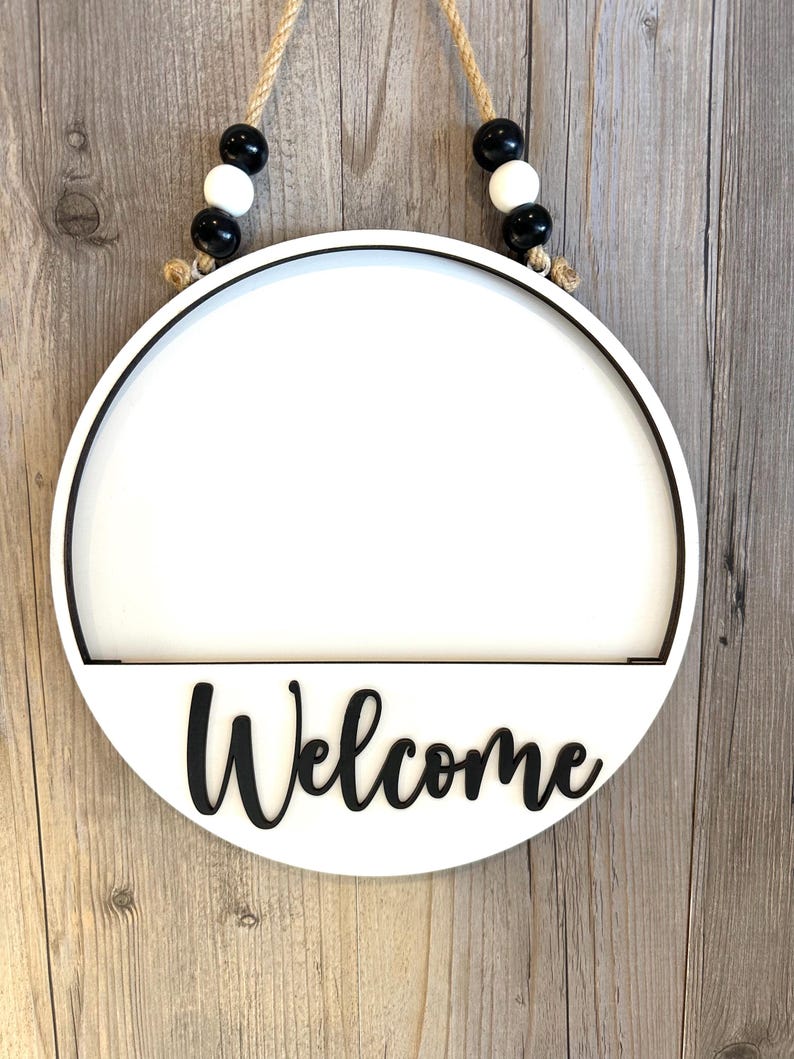 Welcome Sign (interchangeable Inserts Sold Separately) | 10.50 ...