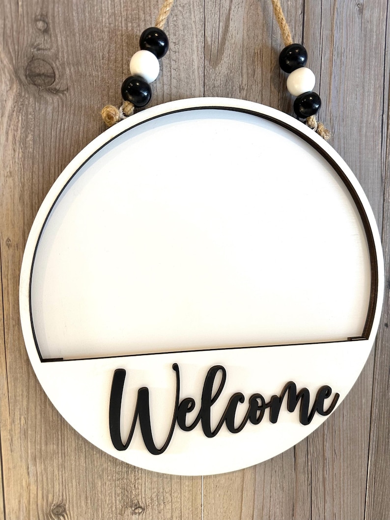 Welcome Sign (interchangeable Inserts Sold Separately) | 10.50 ...