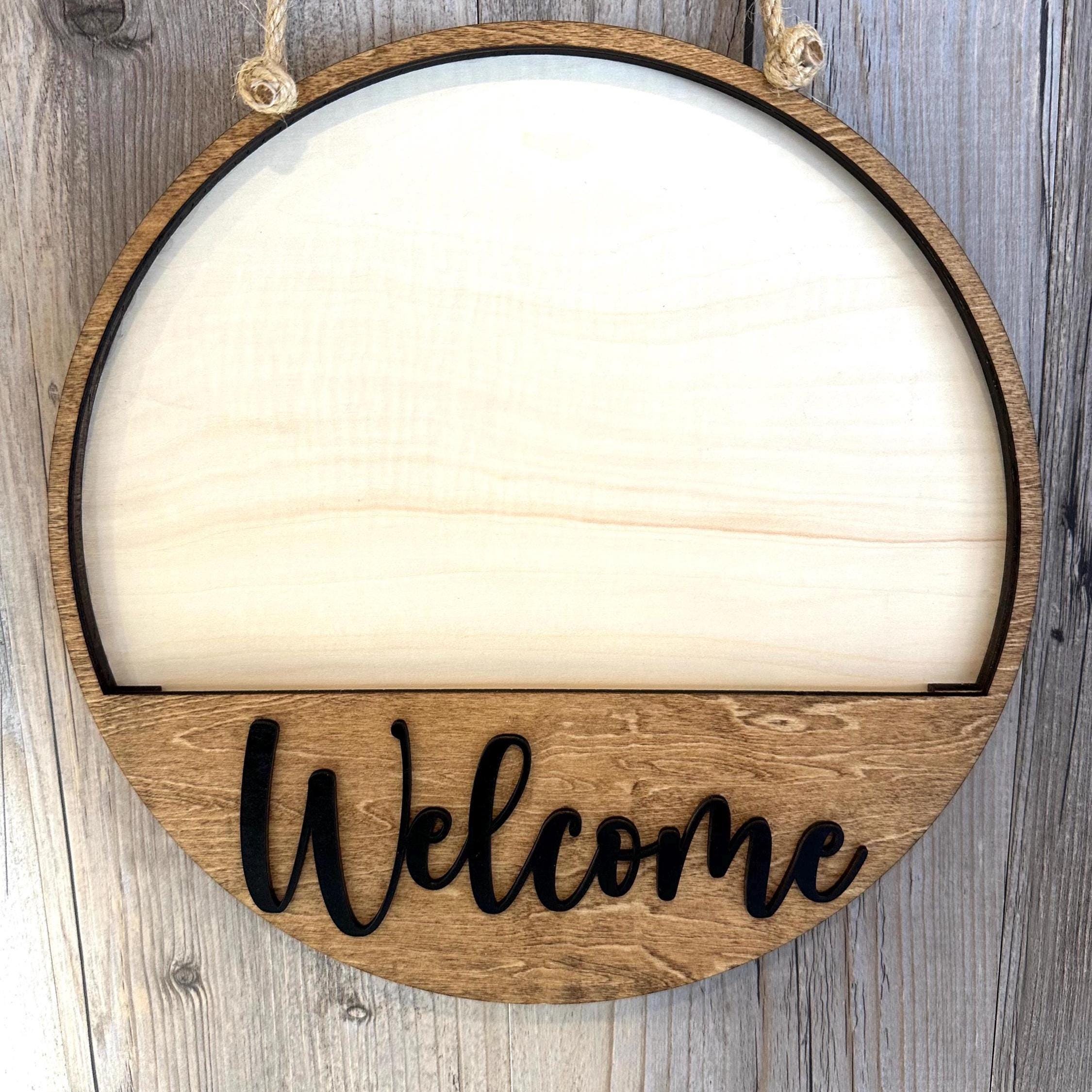 Welcome Sign (interchangeable Inserts Sold Separately) | 10.50 ...