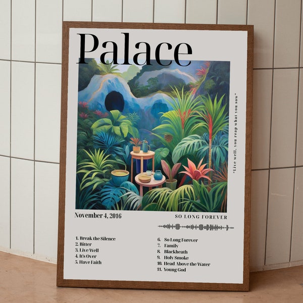 Palace So Long Forever Album Wall Art