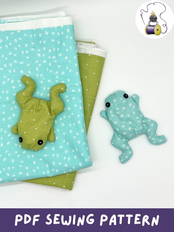 Stuffed Frog Sewing Pattern Easy Sewing Pattern Digital Sewing Pattern Beginner Sewing Pattern Step by step Photos Pattern Etsy UK