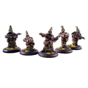 Cultistas - Soldados - Miniaturas de ciencia ficción - 28 mm